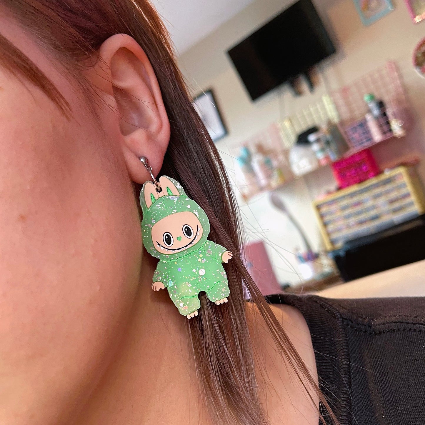 Kawaii Monster Mismatched Earring Set