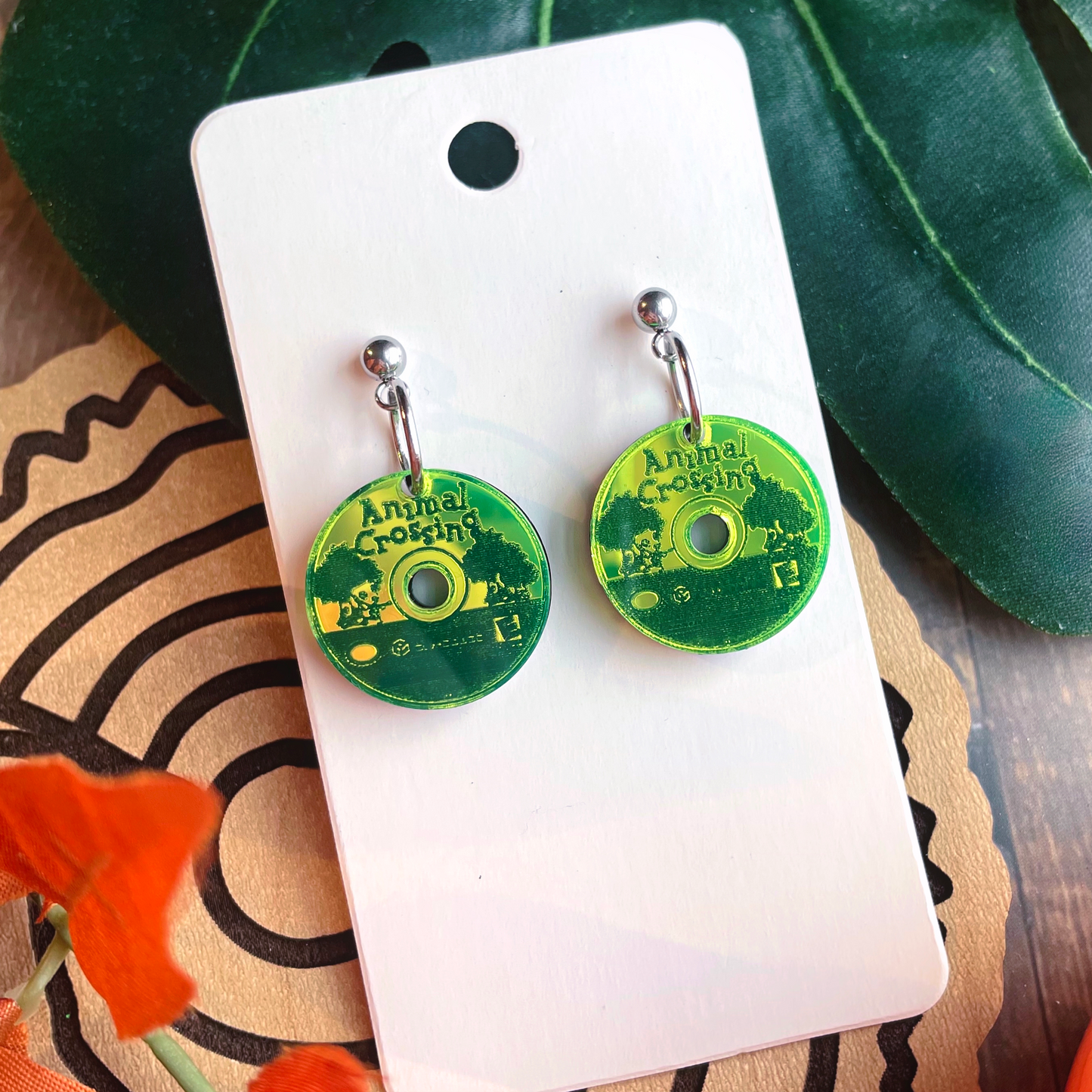 Byte Sized - ACrossing Disc Earrings