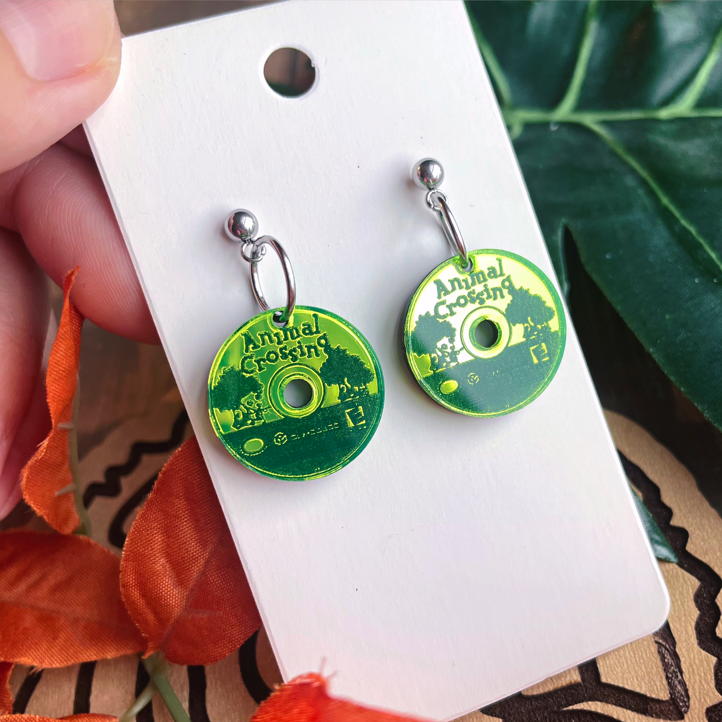 Byte Sized - ACrossing Disc Earrings