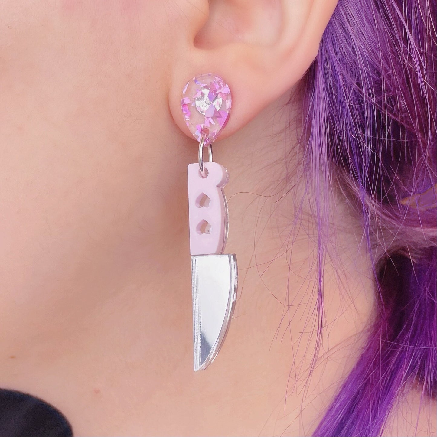 I Heart You Stabby Earrings