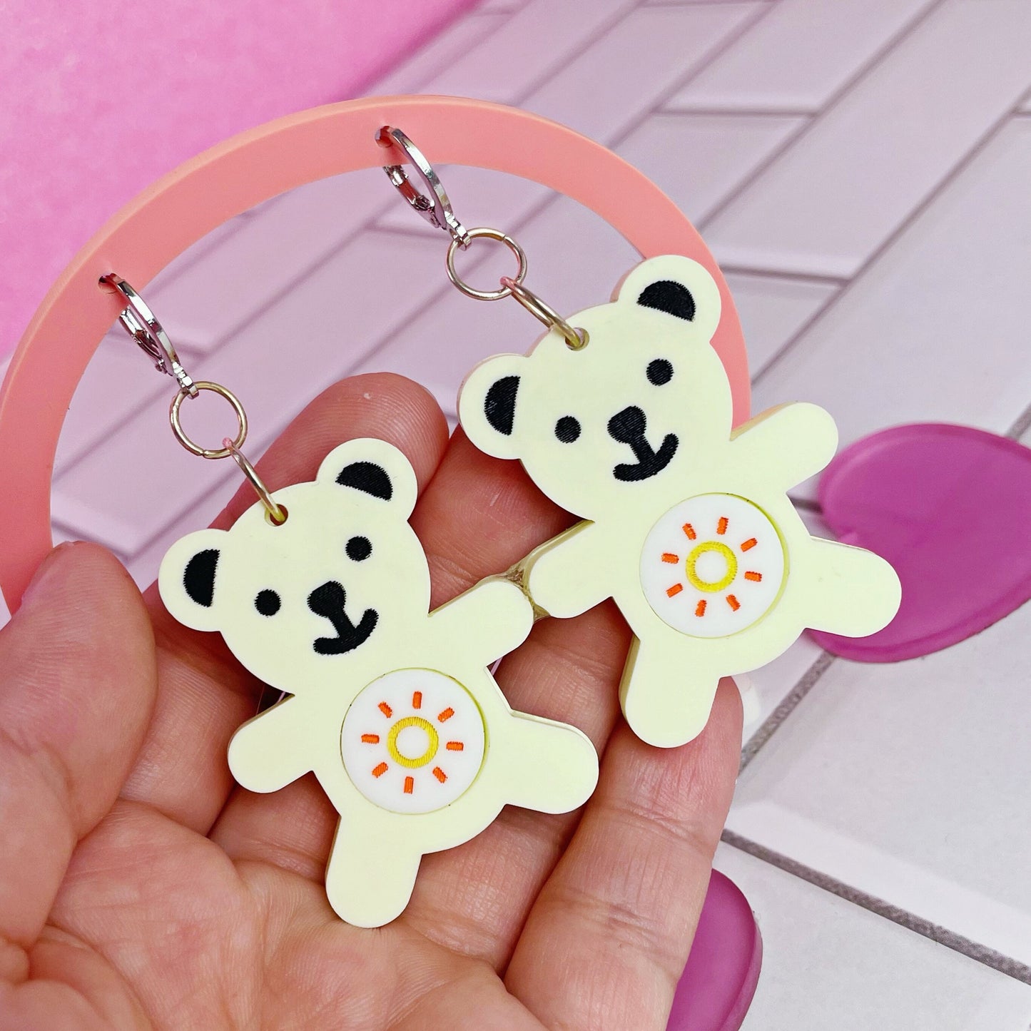 Mood Bears Acrylic Earrings // Pick Your Mood!