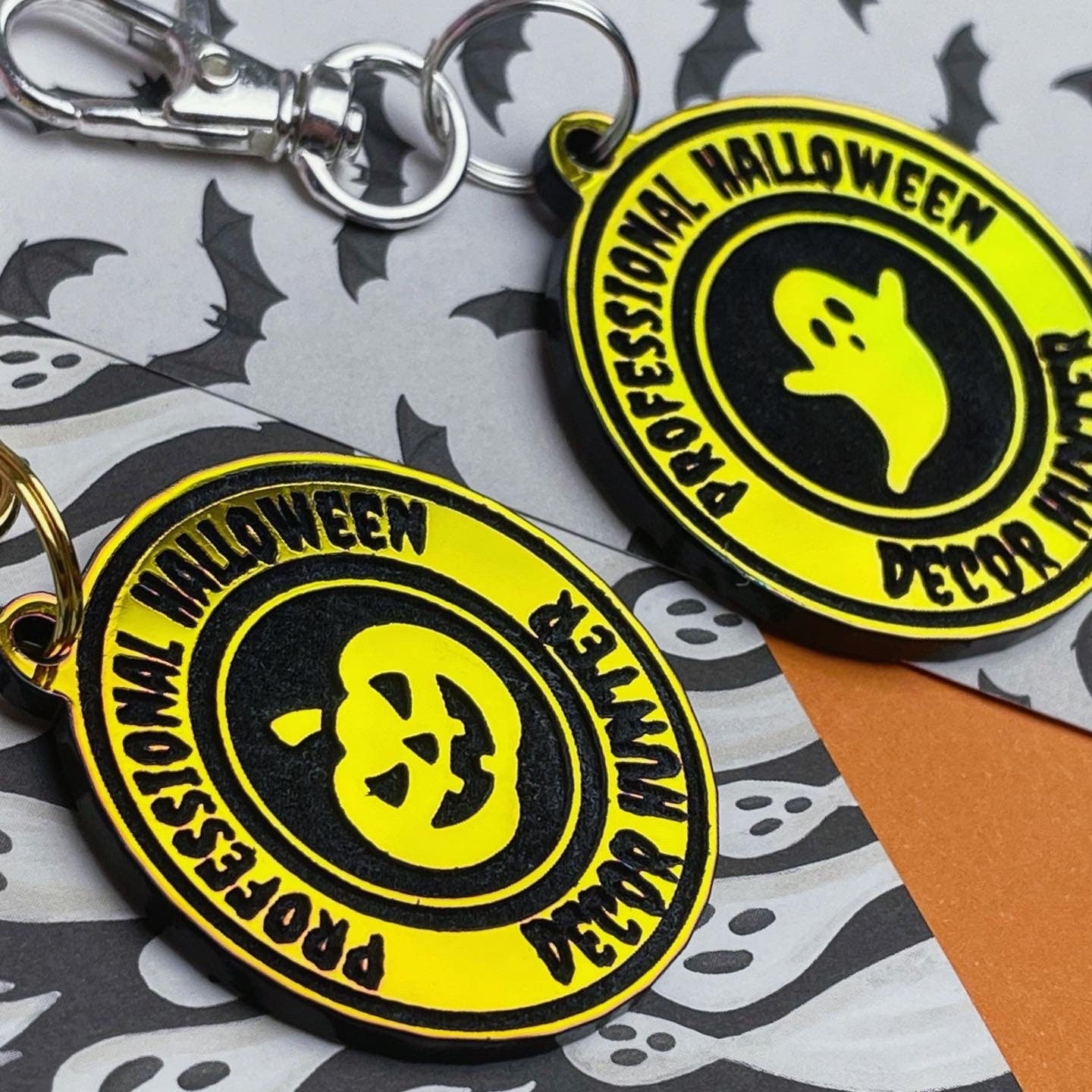 Pro Halloween Decor Hunter Acrylic Keychain