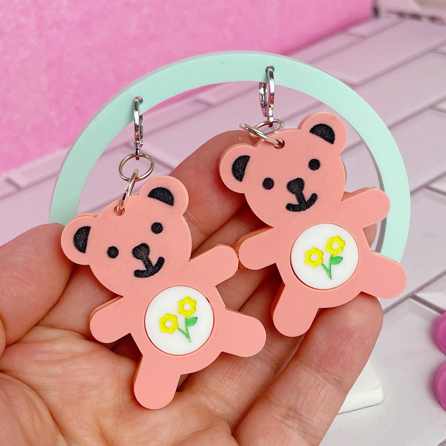 Mood Bears Acrylic Earrings // Pick Your Mood!