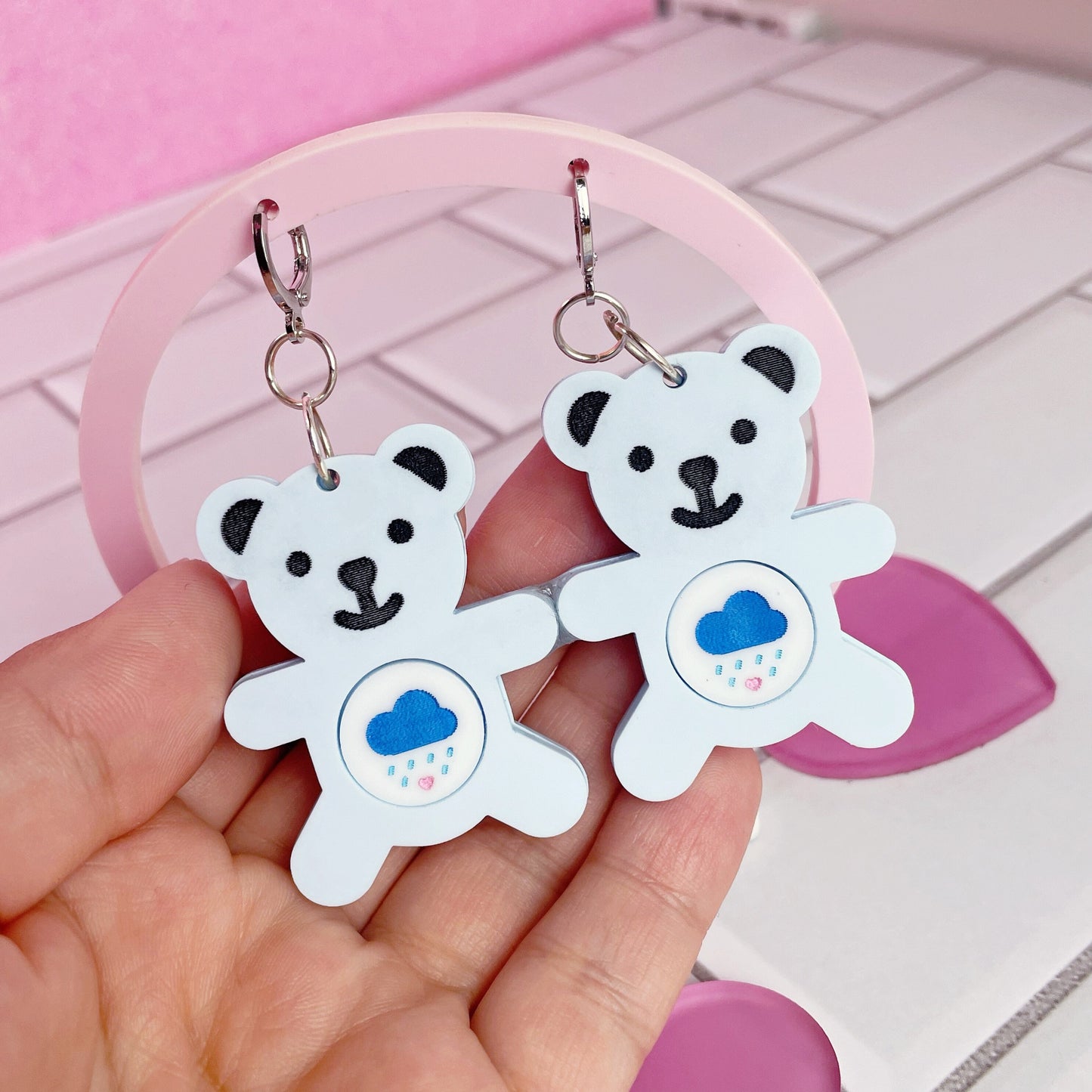 Mood Bears Acrylic Earrings // Pick Your Mood!