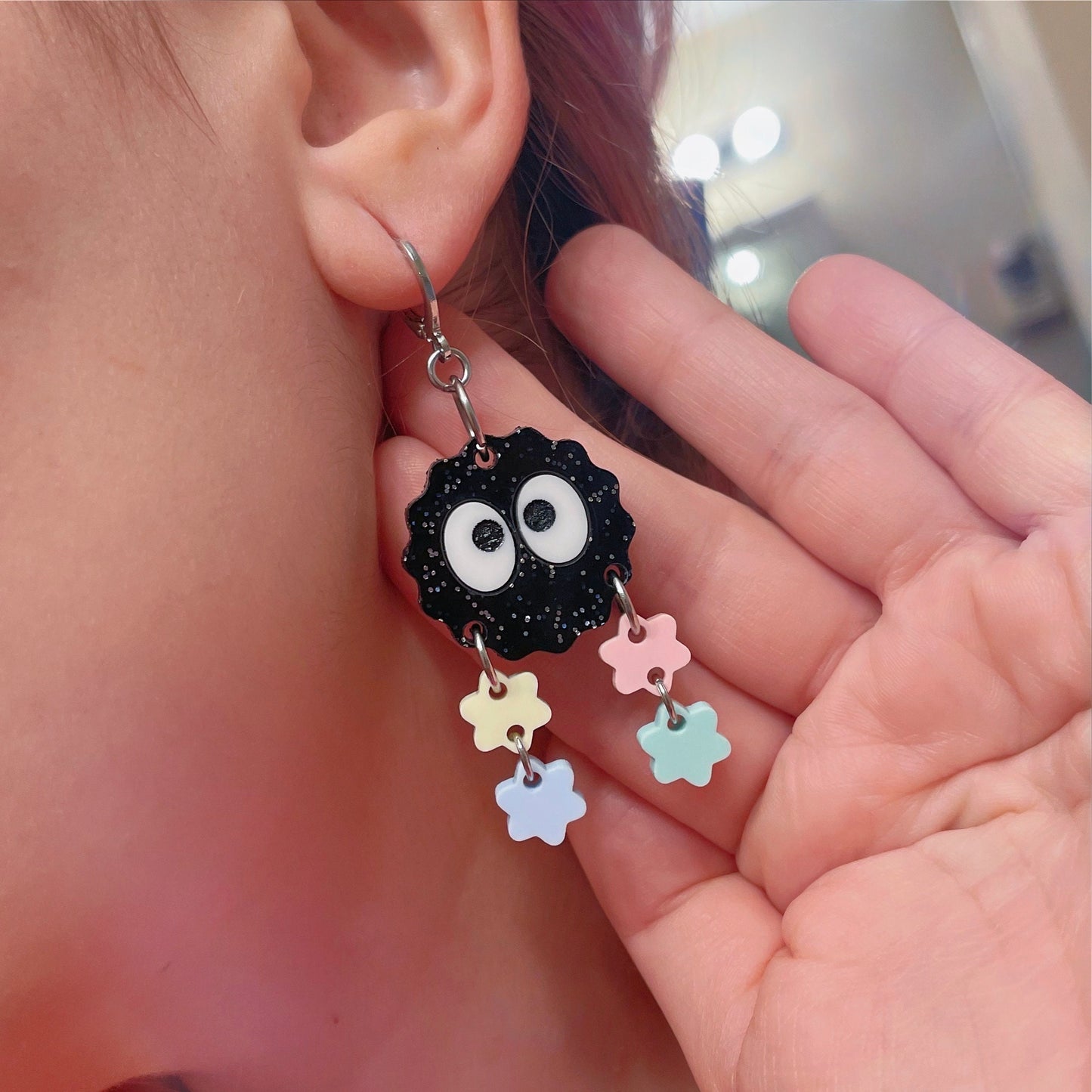 Sootie Konpeito Dangle Acrylic Earrings |