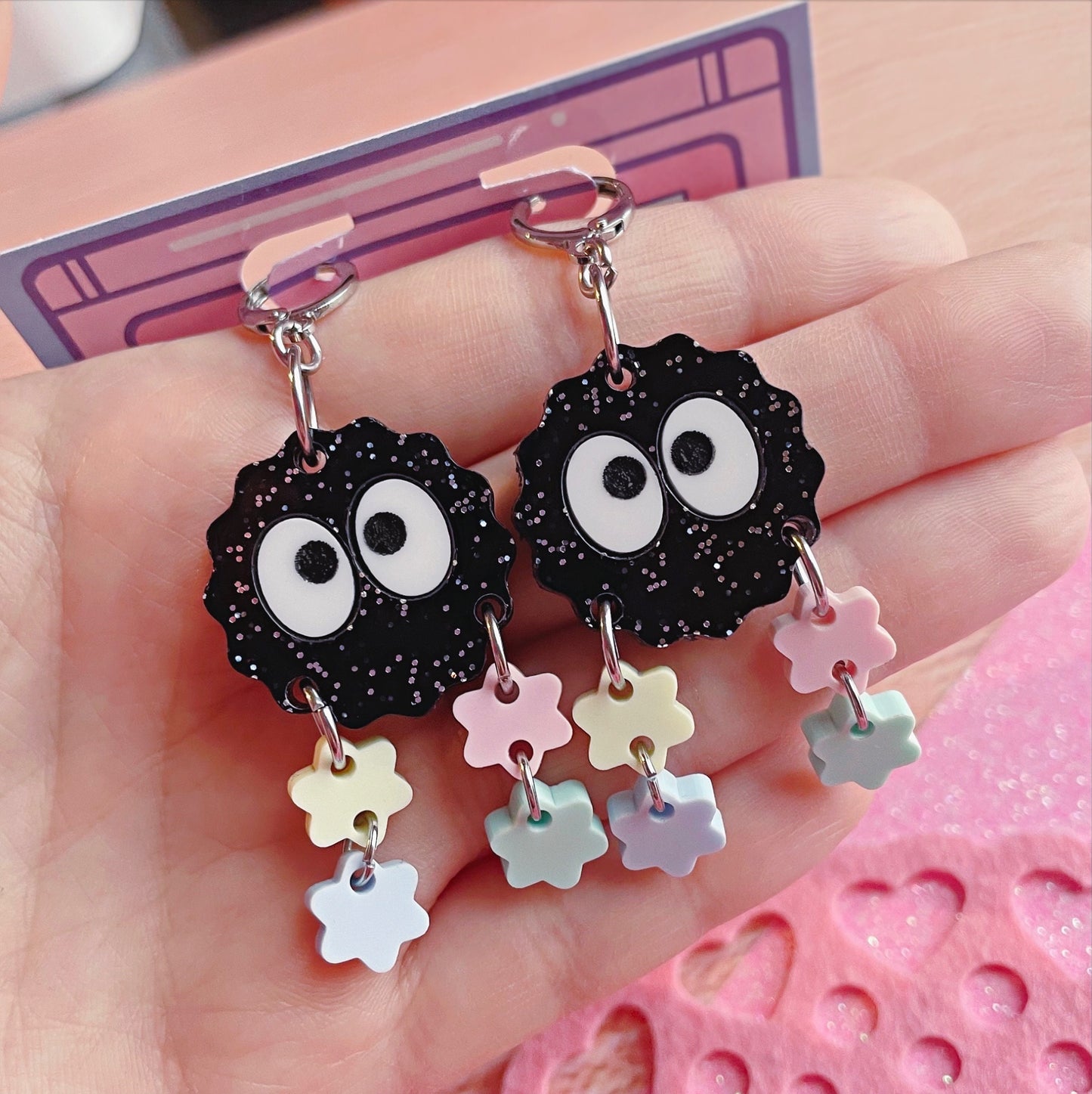 Sootie Konpeito Dangle Acrylic Earrings |