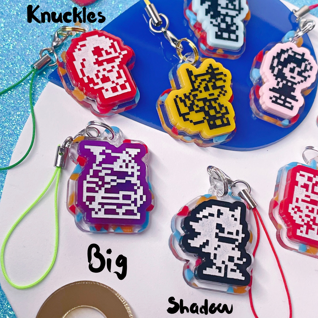 SAdventure Sprite Phone Charms - Tons of Characters To Choose From! // UV Resin Coating For Extra Durability