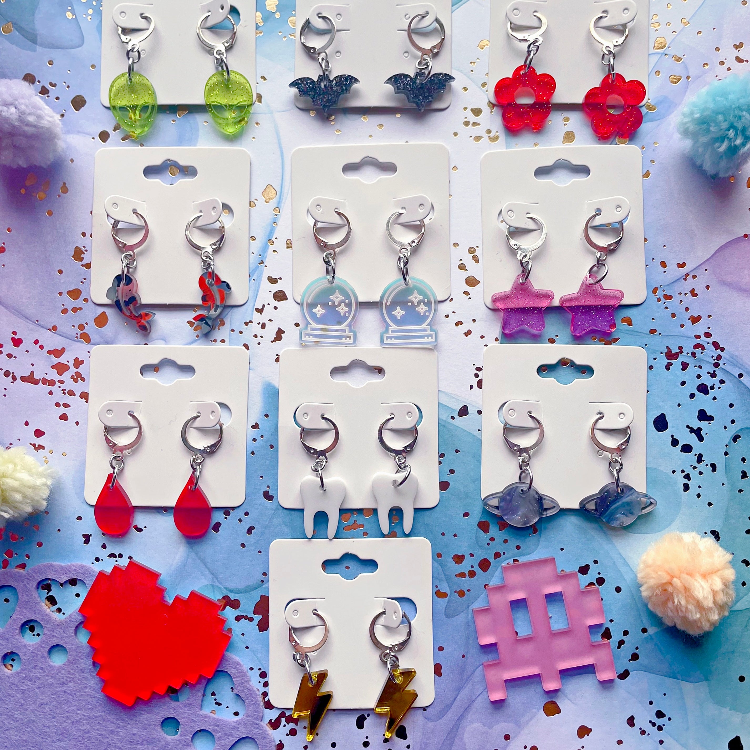 Itty Bit Itty Bits | Mini Earrings // SERIES 1 – Eight Bit Boutique