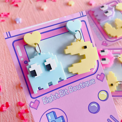 Pixel Munchie Arcade Earrings // Hardware Options Available!