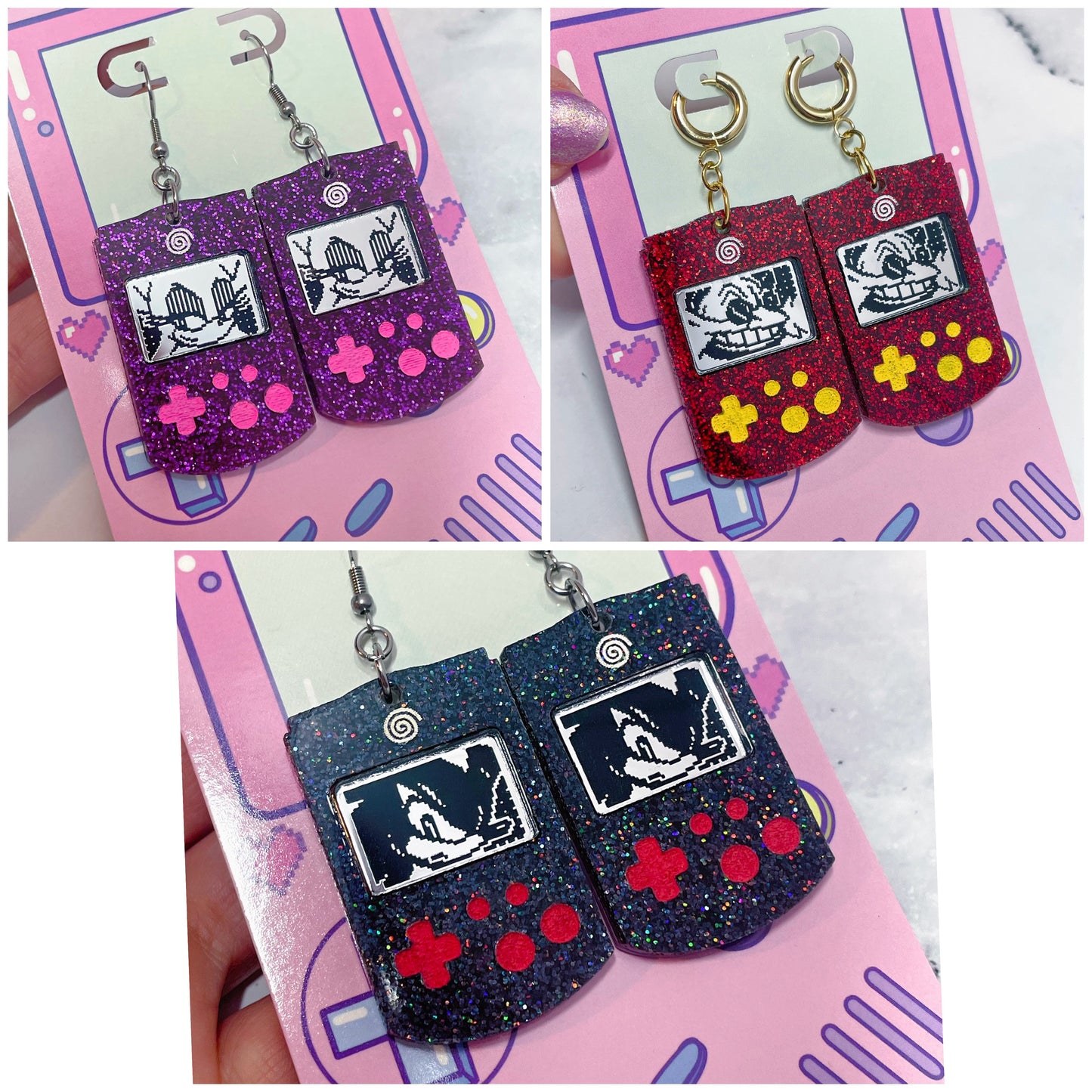 Choose Your Character! VMU Adventure Earrings