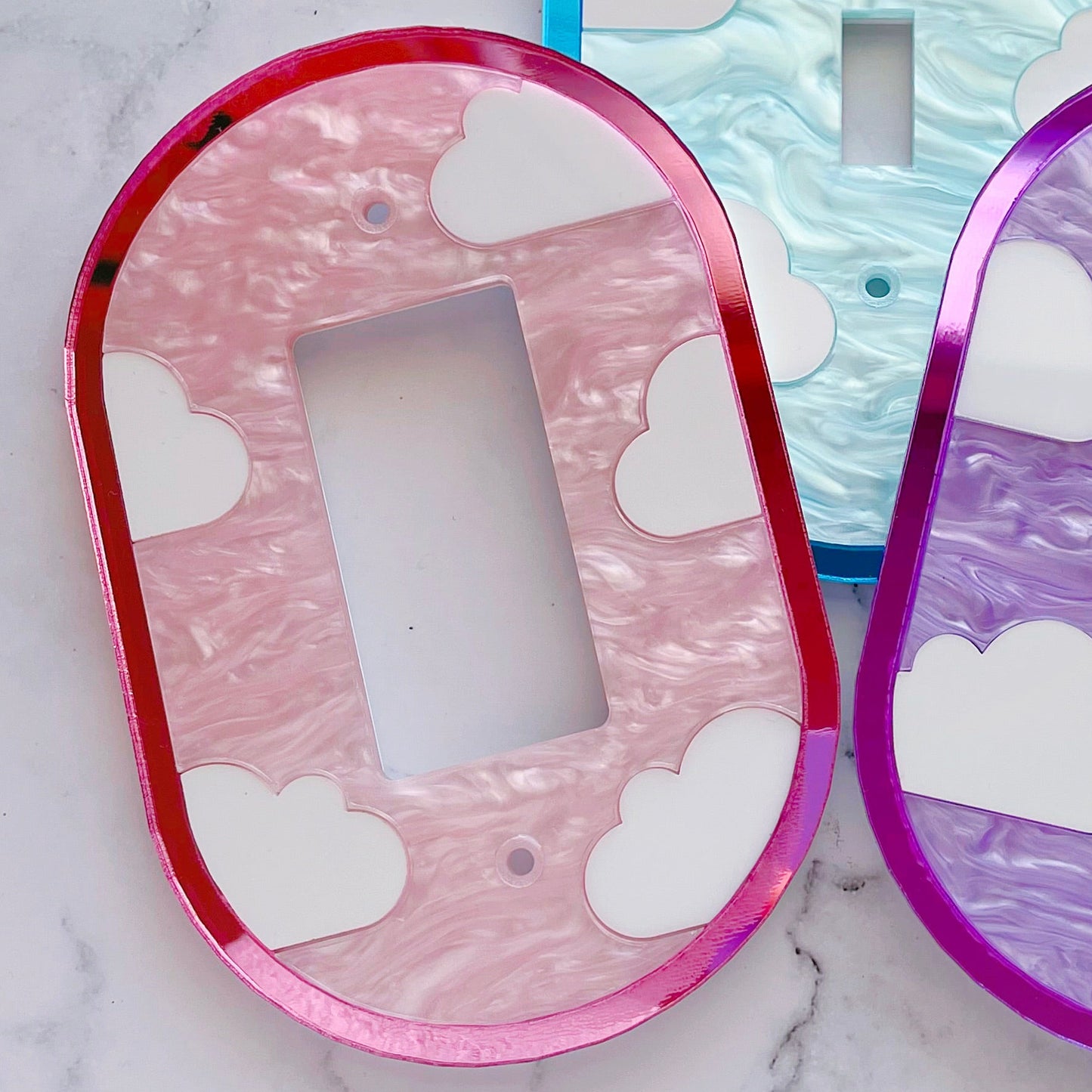 SAMPLE SALE - B-GRADE Light Switch Covers All Sizes + Shapes $10