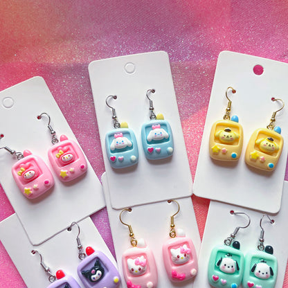 Remix - Kawaii Gamer Charm Earrings
