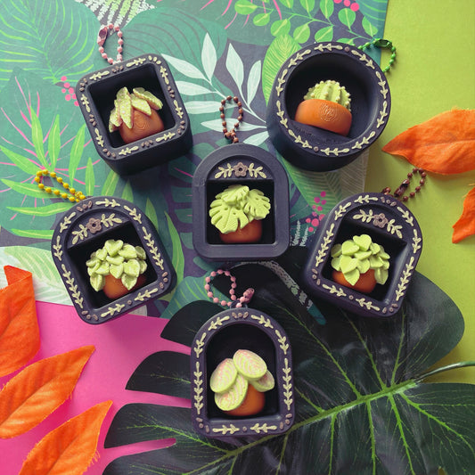 Pixel Poppers - Fidget Clicker Cozy Plant Shelf - Choose Your Combo!