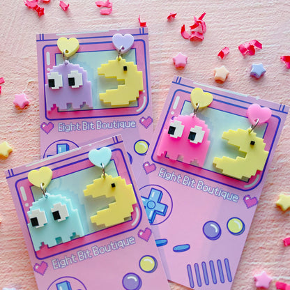 Pixel Munchie Arcade Earrings // Hardware Options Available!