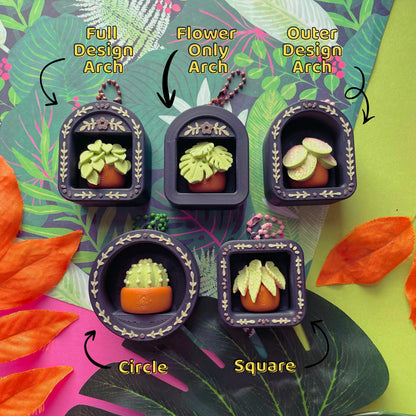 Pixel Poppers - Fidget Clicker Cozy Plant Shelf - Choose Your Combo!