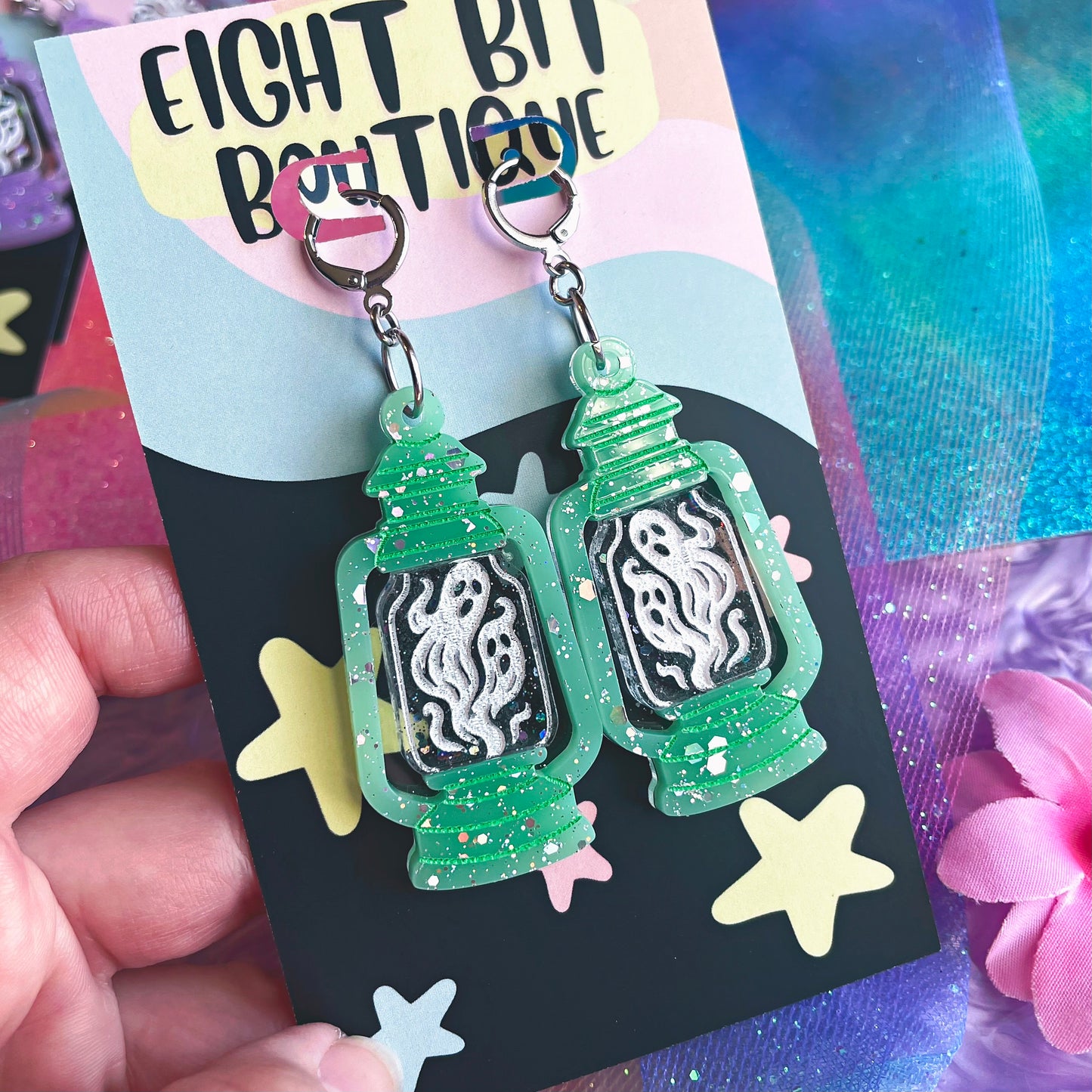 Ghouls Garden Lantern of Souls Earrings / Choose Your Color!