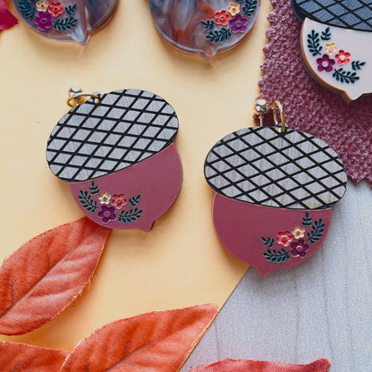 Grandmas Kitchen Acorn Earrings // Hardware Options Available!