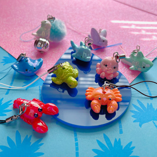 Ocean Sprouts Sea Creature Phone Charms // Pick Your Creature!