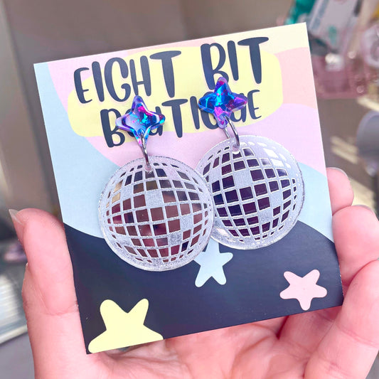 Disco Baby! Mirror Earrings