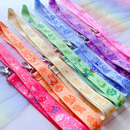 Rainbow Poke' Lanyards | Choose Your Color!