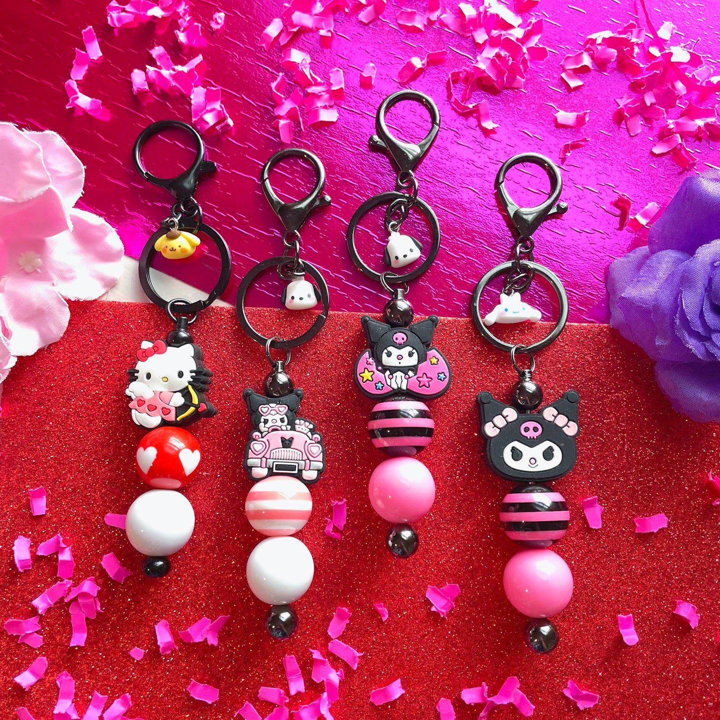B&B Collab // Kuro & Friends Keychain