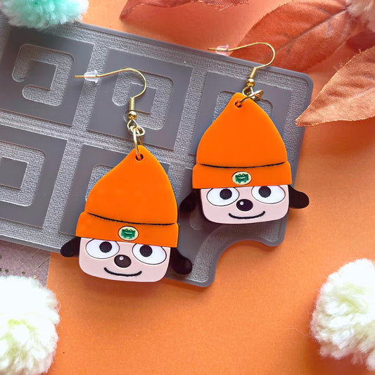 Rapping Parappa Acrylic Earrings