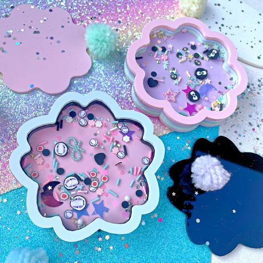 Sakura-Face / Soot + Stars Coaster | Choose Your Theme!