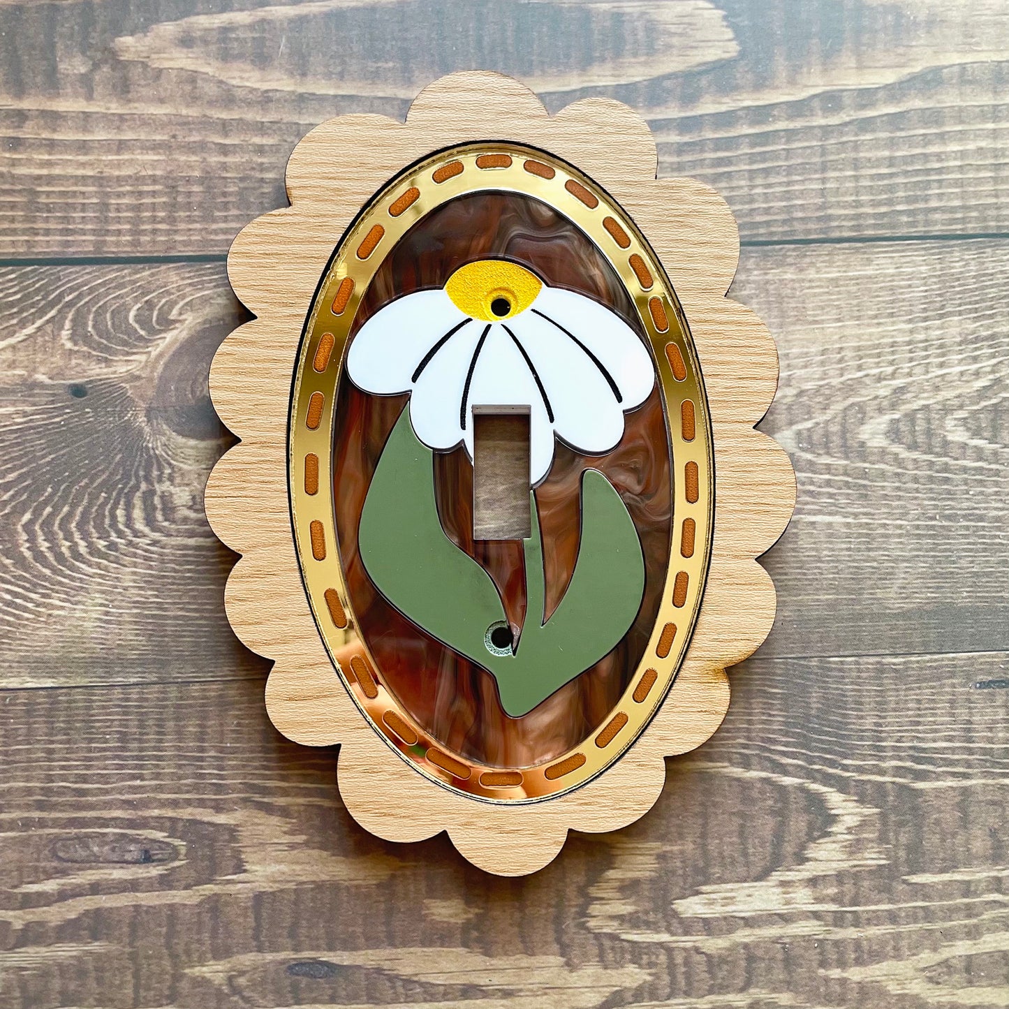 Oddities Shop \\ Withered Garden Light Switch Plate Cover | 3 Designs To Choose From!