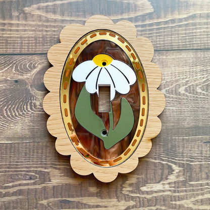 Oddities Shop \\ Withered Garden Light Switch Plate Cover | 3 Designs To Choose From!
