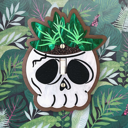 Oddities Shop \\ Rooted Remains Acrylic Light Switch Plate Cover