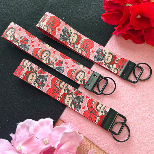 Kawaii Monster The Lovers Wristlet - Keychain Wristlet // B&B Collab