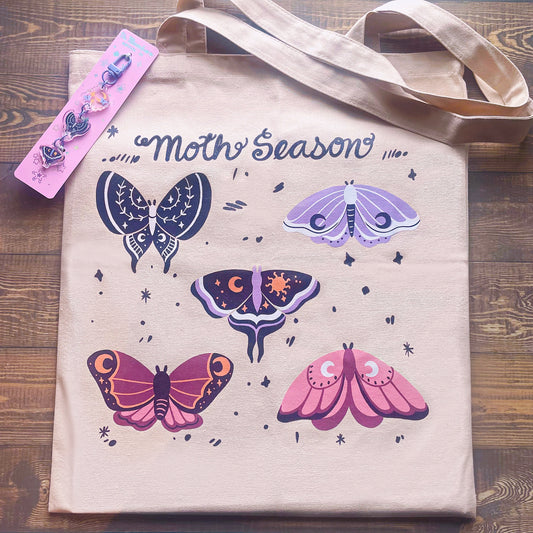 Moth Season Tote Bag