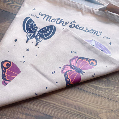 Moth Season Tote Bag