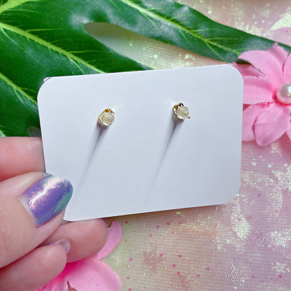 Flower Toto Metal Stud Earrings