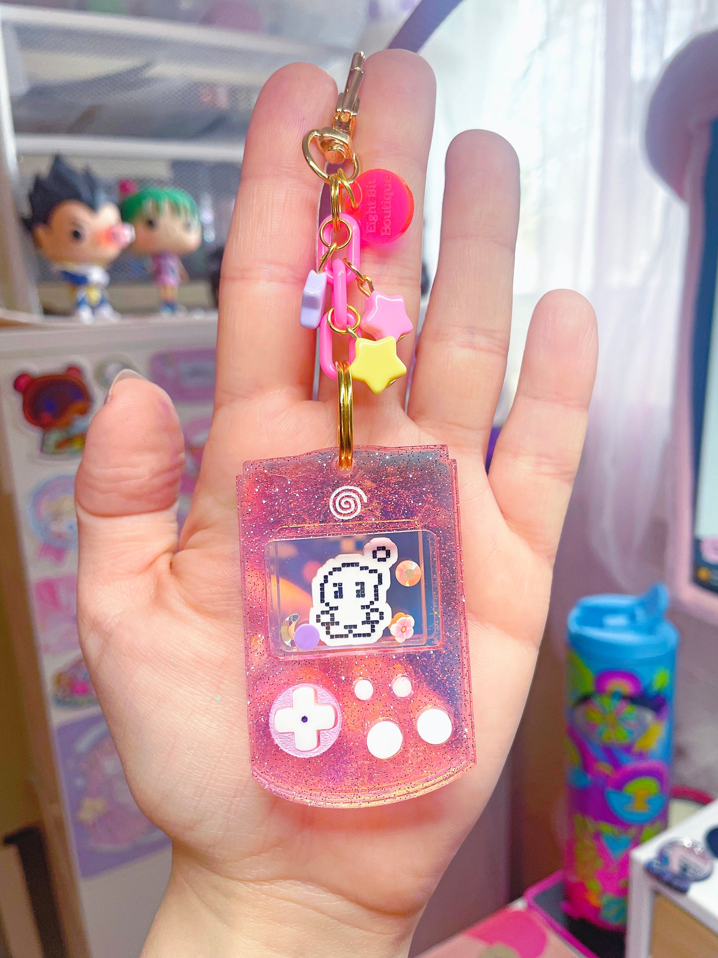 VMU Chao Friend Dry Shaker Keychain | Two Colors To Choose From!