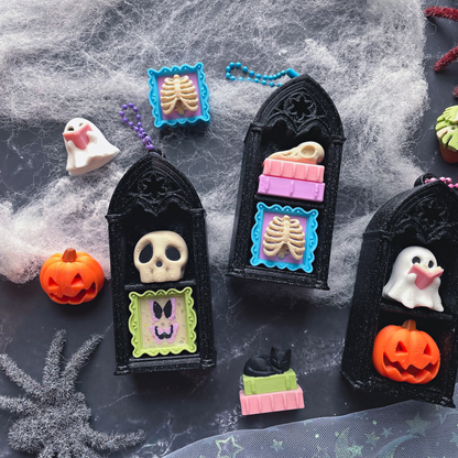 Pixel Poppers - Fidget Clicker Double Gothic Spooky Bookshelf - Choose Your Combo!