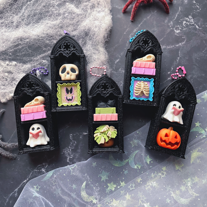 Pixel Poppers - Fidget Clicker Double Gothic Spooky Bookshelf - Choose Your Combo!