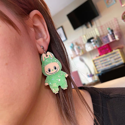 Kawaii Monster Mismatched Earring Set