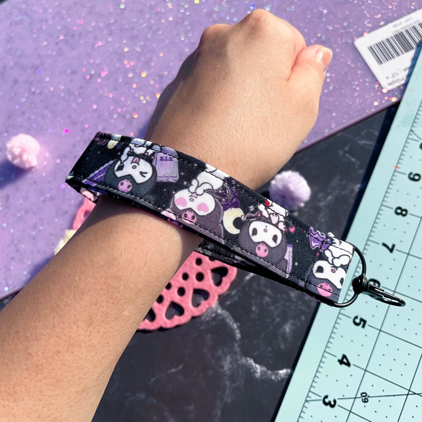 Kuro-chan Fabric Wristlet