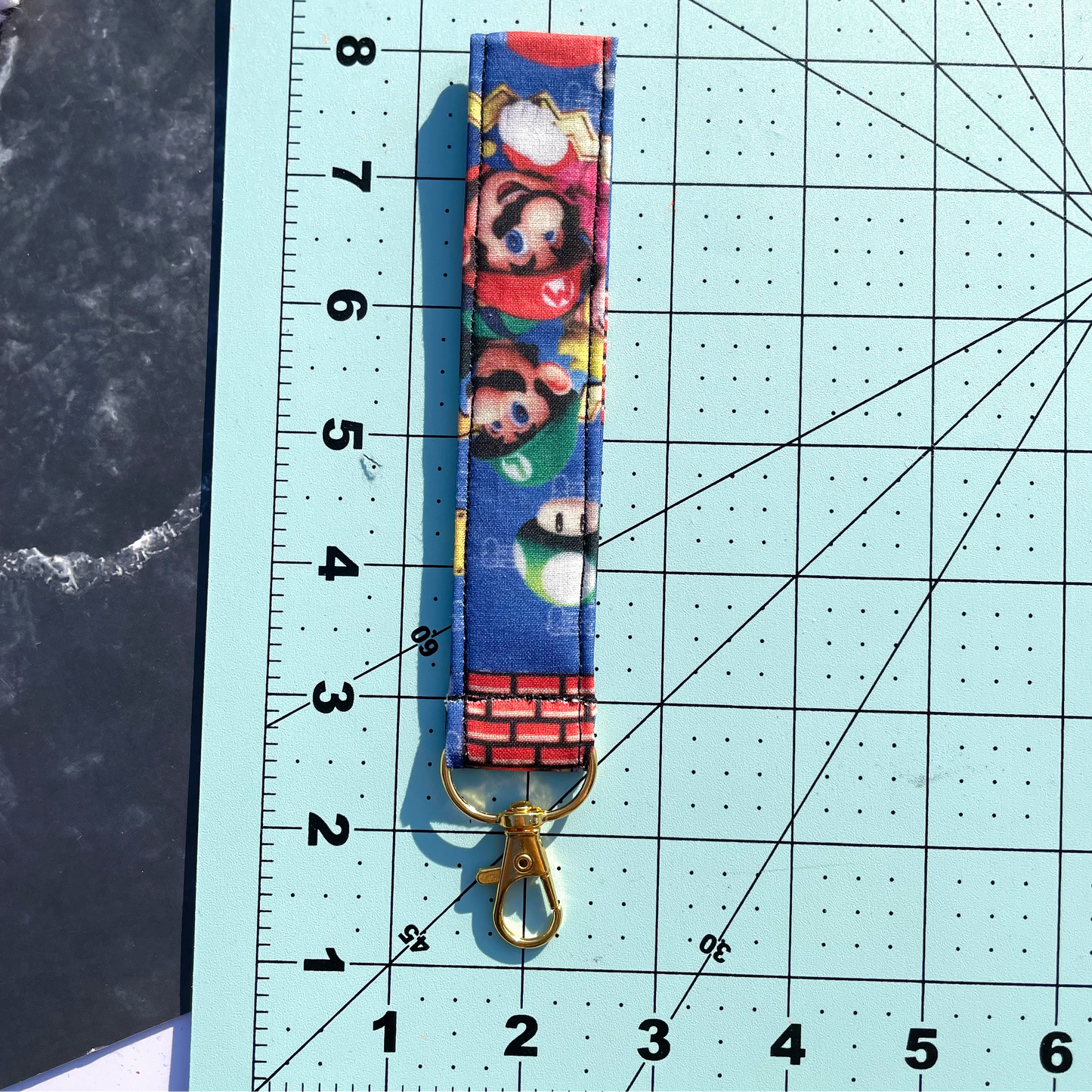 Retro Bros Fabric Wristlet