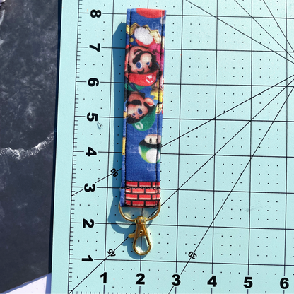 Retro Bros Fabric Wristlet