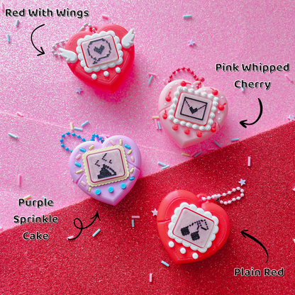 Pixel Poppers - Clicky Heart Pocket Pal - Choose Your Combo!
