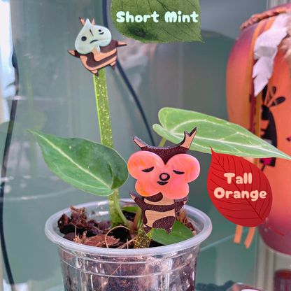 Plant Stake Magnet Topper // Masked Wood Spirits | Choose Your Character! PLANT STAKE Sold Separately