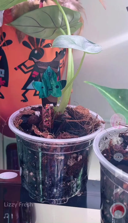 Plant Stake Magnet Topper // Masked Wood Spirits | Choose Your Character! PLANT STAKE Sold Separately