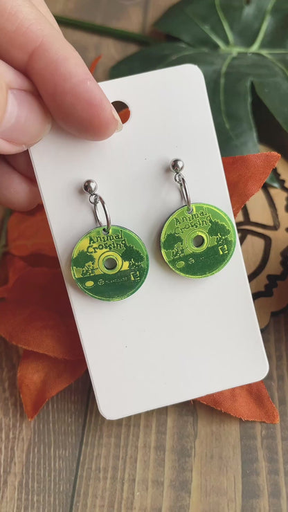 Byte Sized - ACrossing Disc Earrings