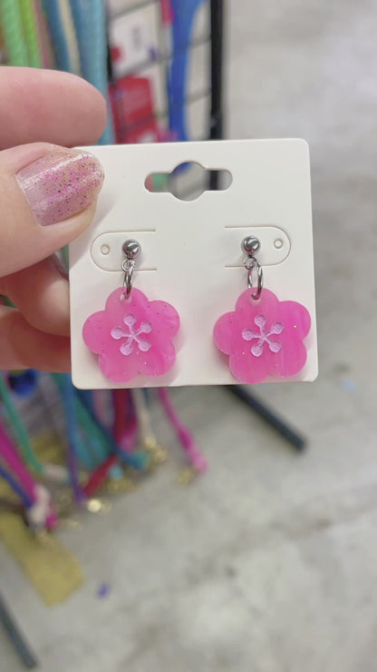 Byte Sized - Fish Cake or Pink Sprinkle Sakura Stud Earring