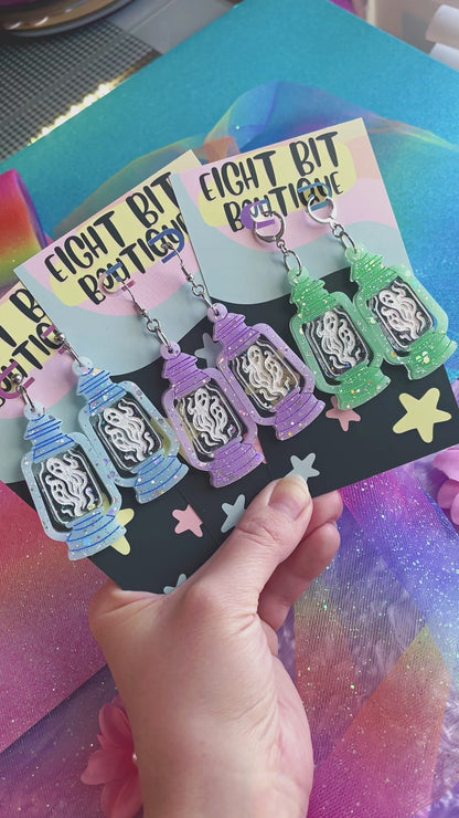 Ghouls Garden Lantern of Souls Earrings / Choose Your Color!