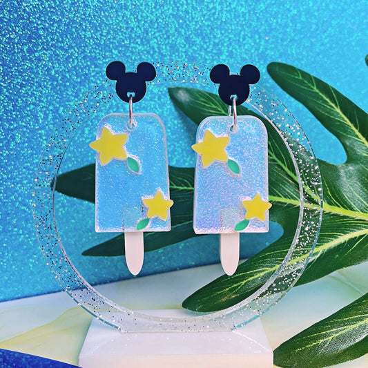 KH Sea Salt Ice Cream Acrylic Earrings