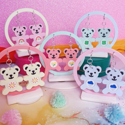 Mood Bears Acrylic Earrings // Pick Your Mood!