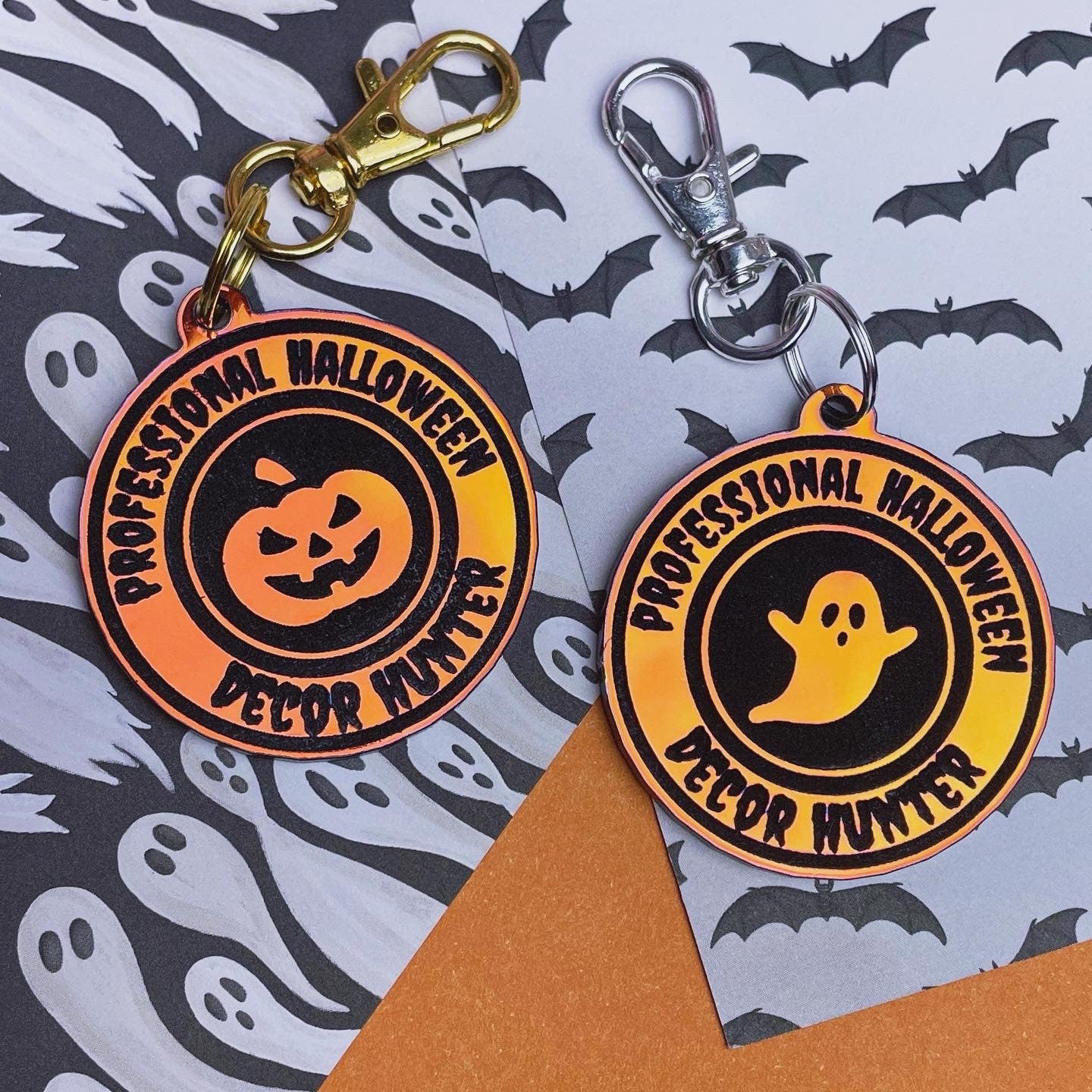 Pro Halloween Decor Hunter Acrylic Keychain